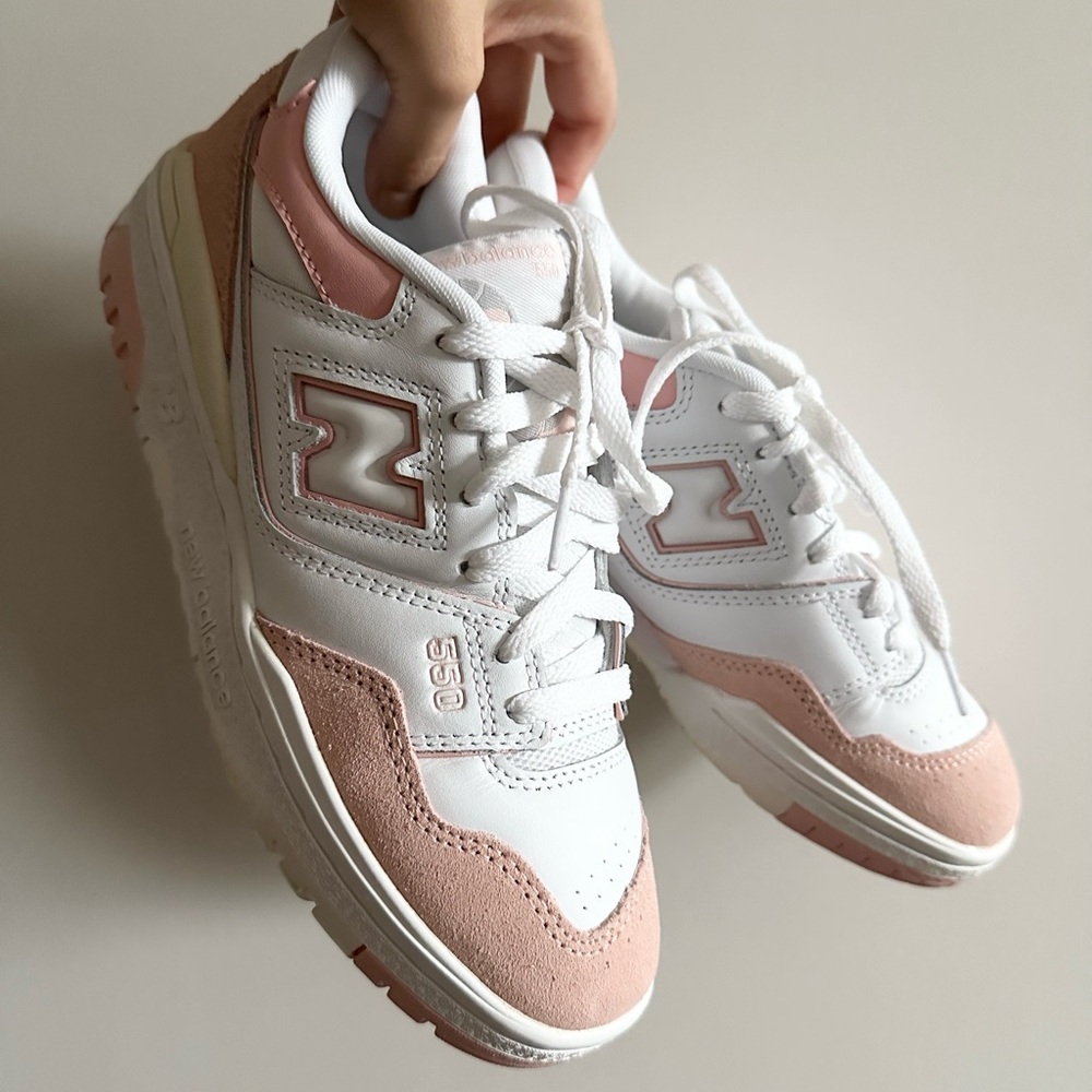 550 Suede White Pink New Balance